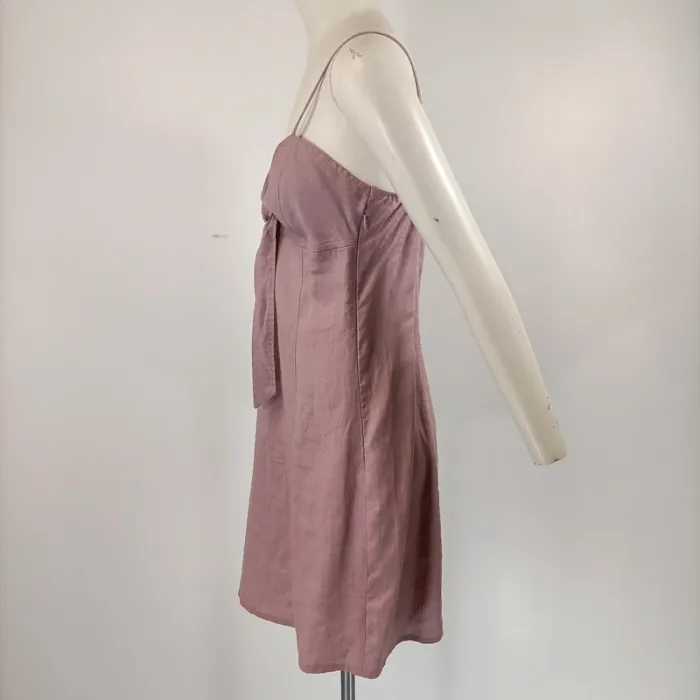 Ensemble Robe veste en Lin - Rose Parme vintage T40 - A201 - photo numéro 13