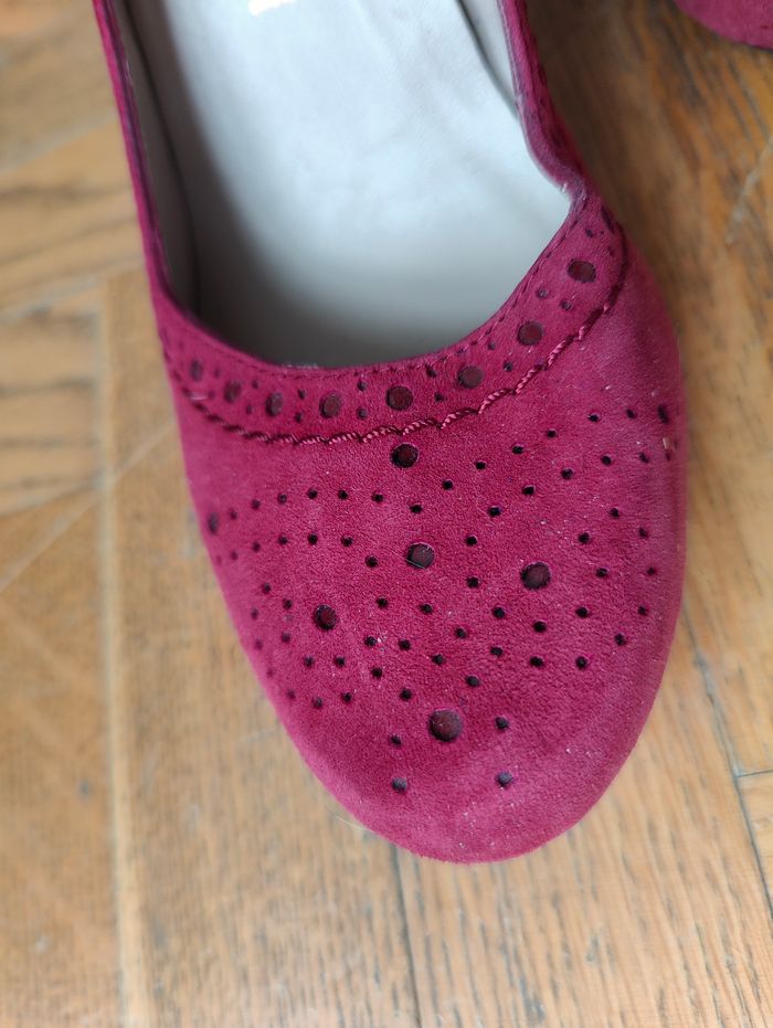 Escarpins rouge Unisa T37 excellent état - photo numéro 6