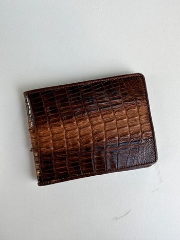 Portefeuille / Porte monnaie écaille de reptiles