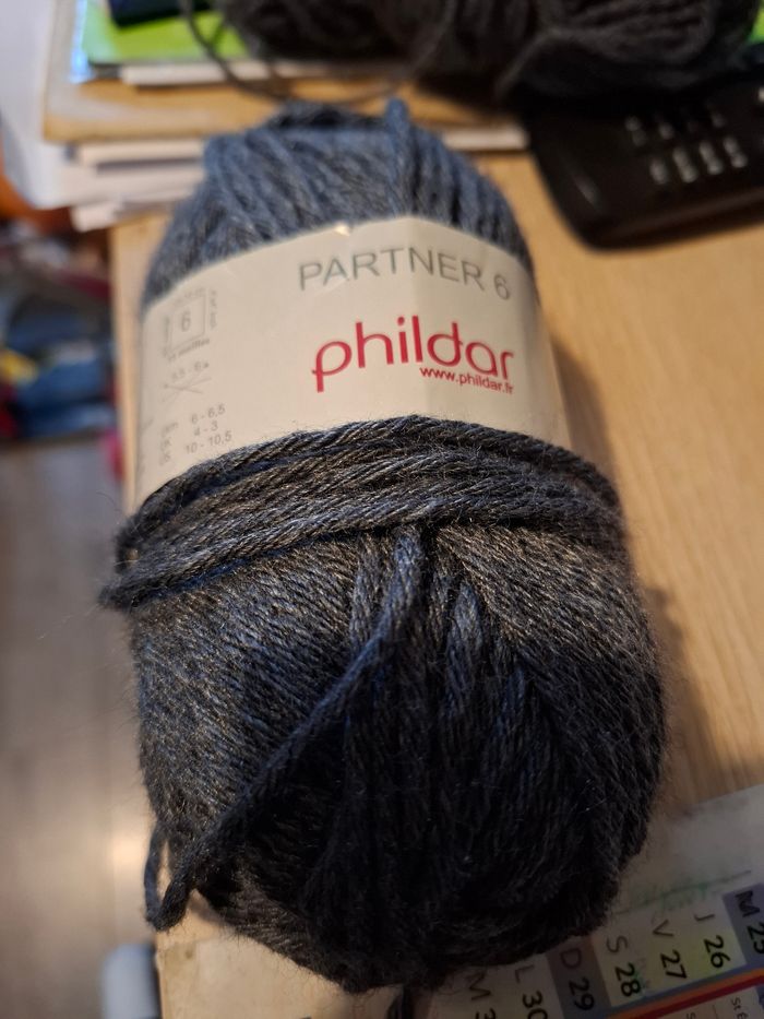 Lot de 2 pelotes  de lai es - photo numéro 6