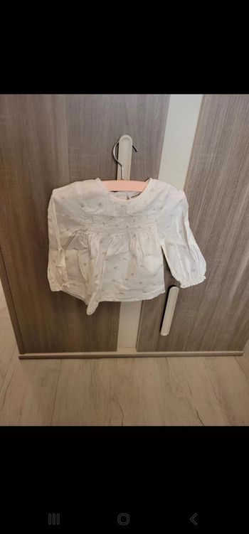 Chemise manches longues 9 mois