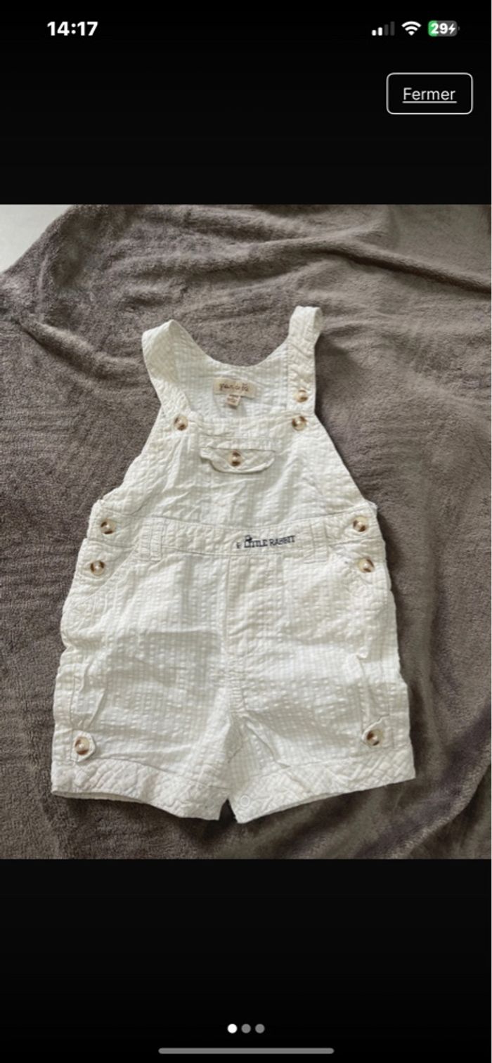Salopette  6 mois neuf marque grain de blé