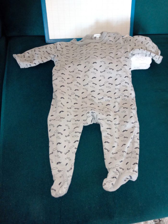 Lot de 6 pyjamas grenouillères 6mois bébé - photo numéro 6