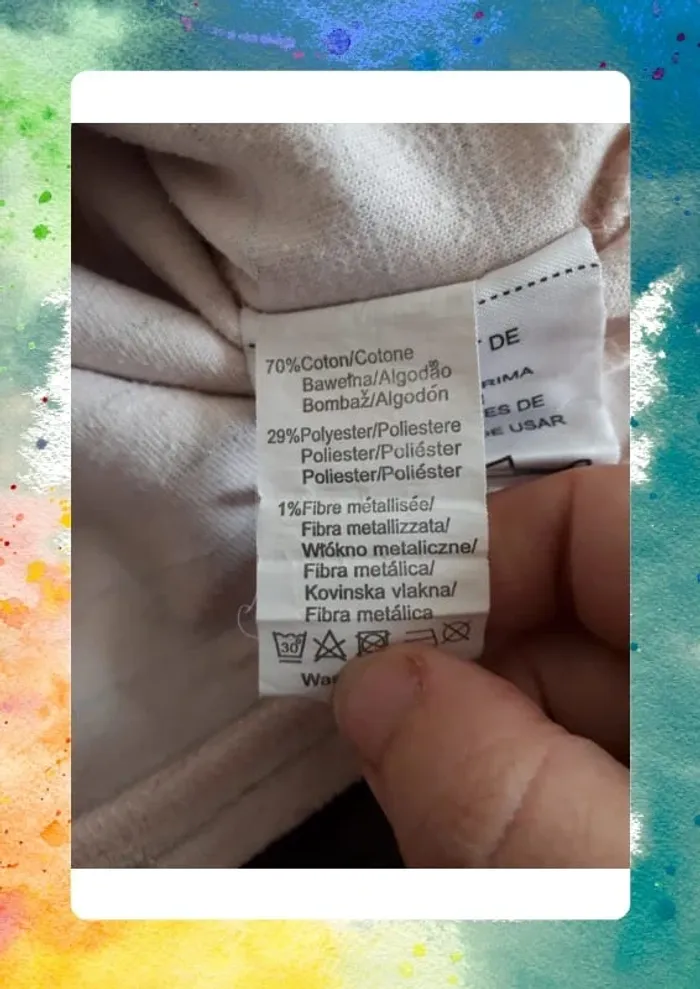 Pyjama chaud 2 pieces 6 ans a paillettes - photo numéro 5