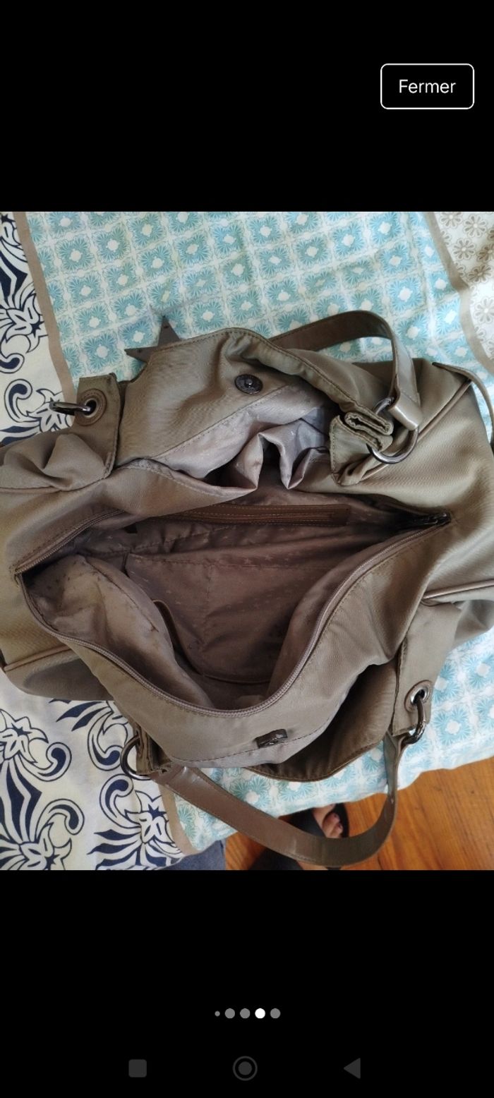 Sac Thierry Mugler couleur taupe. - photo numéro 7