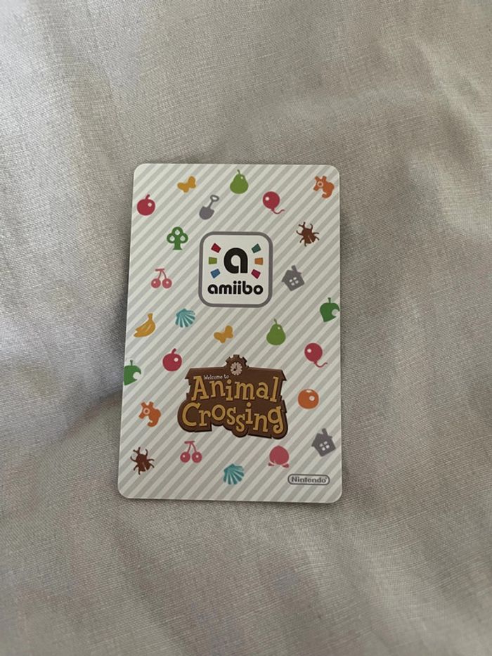 Carte amiibo animal crossing Nintendo - photo numéro 2