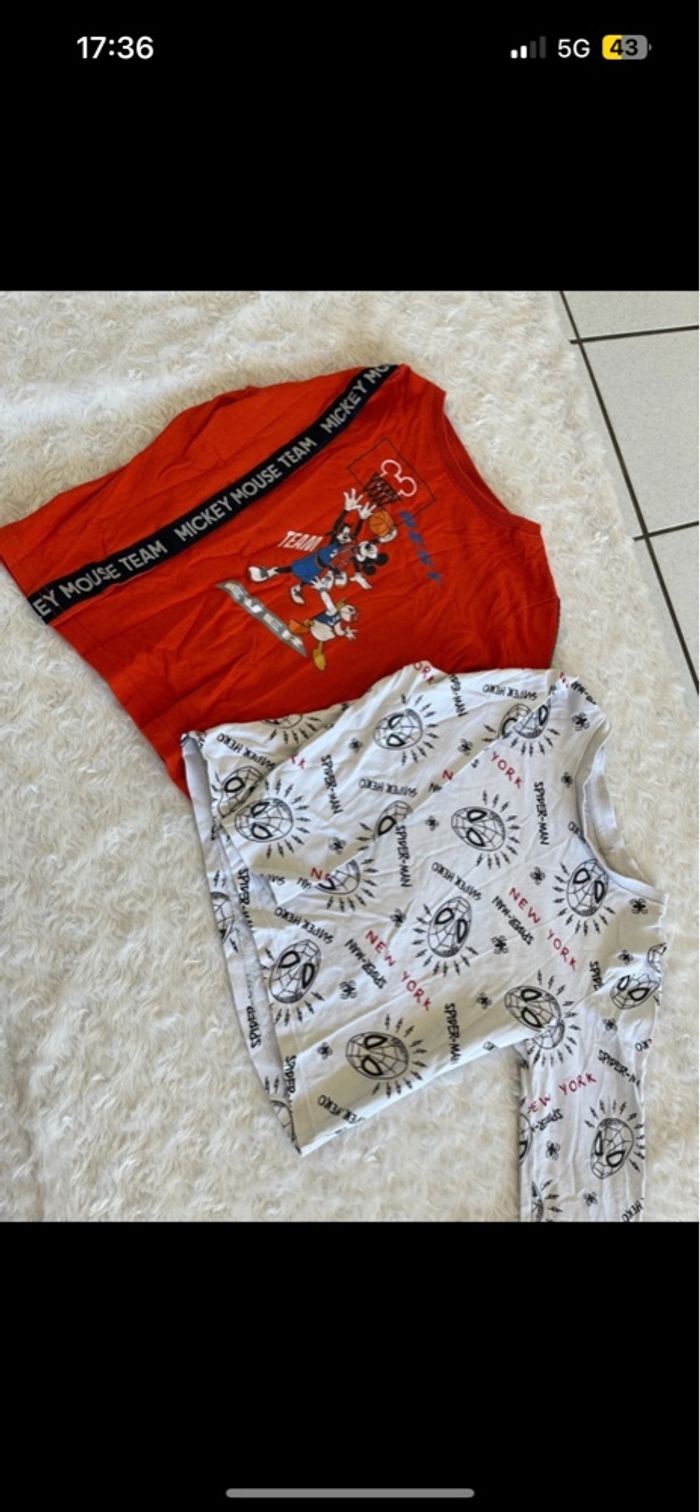 Lot tee-shirts manches longues