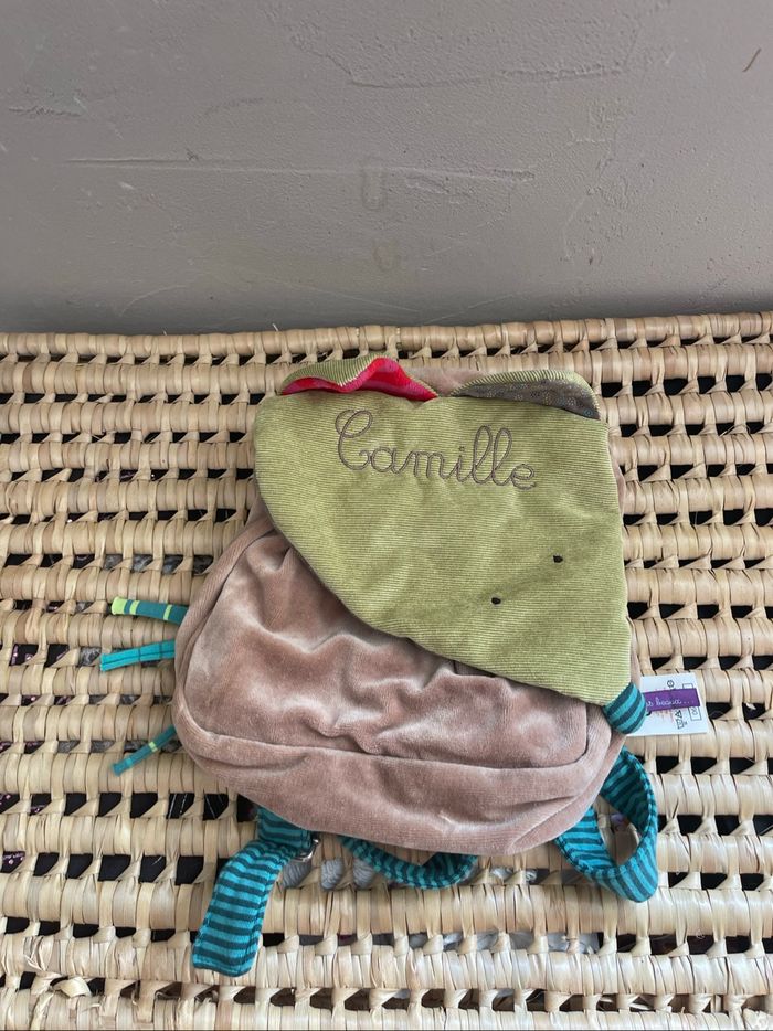 Cartable crèche Brodée prénom Camille - Les vilains pas beaux