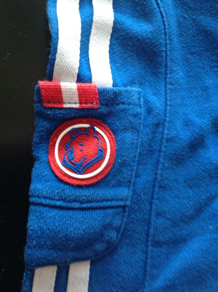 Pantalon jogging Adidas bleu roi - 12 mois - photo numéro 2