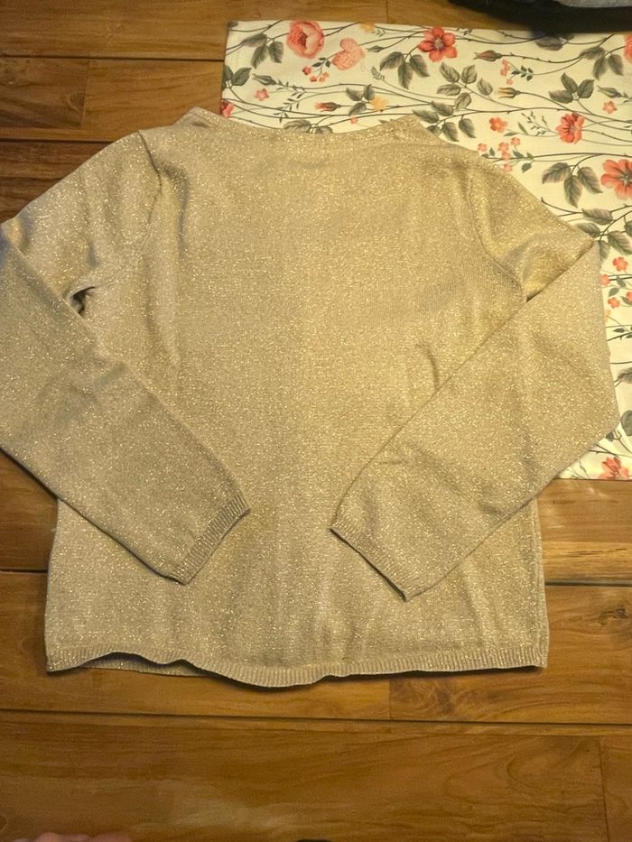 Gilet fille or 8 ans - photo numéro 4