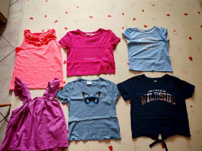 Lot de tee shirt fille taille 8/ 10ans - photo numéro 8