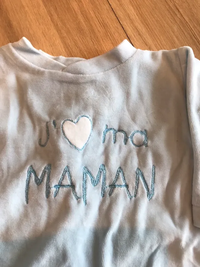 Pyjama 24 mois J’aime ma maman - photo numéro 2