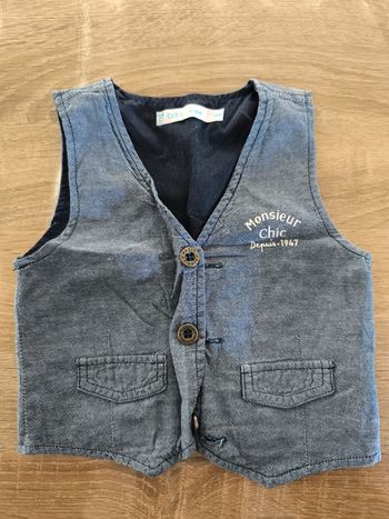 Gilet sans manche garçon 18 mois