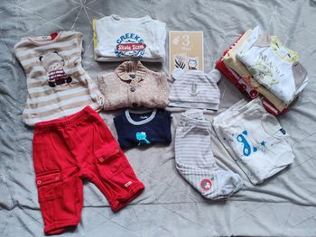 Lot de vêtement garçon 3 mois différentes marques