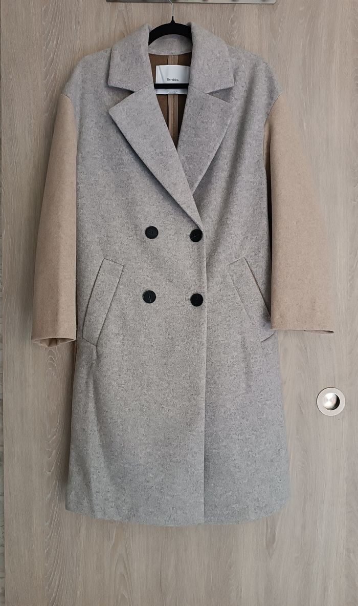 Manteau beige et marron taille 36 - photo numéro 9