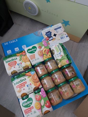 Lot petits pots Bledina