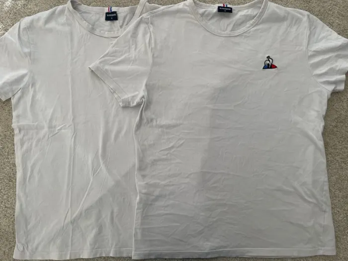 Lot 2 t-shirts manches courtes Le coq sportif 🌻