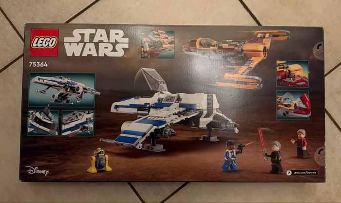 LEGO Star Wars 75364 - L’E-WING DE LA NOUVELLE RÉPUBLIQUE CONTRE LE CHASSEUR DE SHIN HATI. NEUF - photo numéro 2