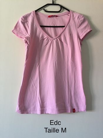 T-shirt rose EDC Taille M