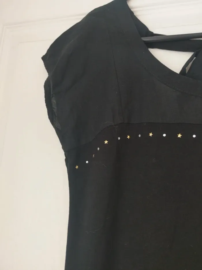 Robe noire d'été camaïeu 36 - photo numéro 3