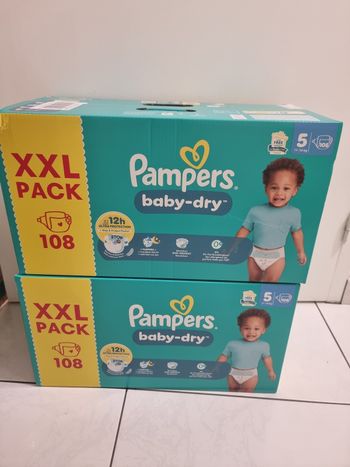 216 couches taille 5 pampers