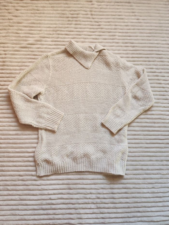 Pull blanc Damart femme – Taille 42 (convient M) Bon état