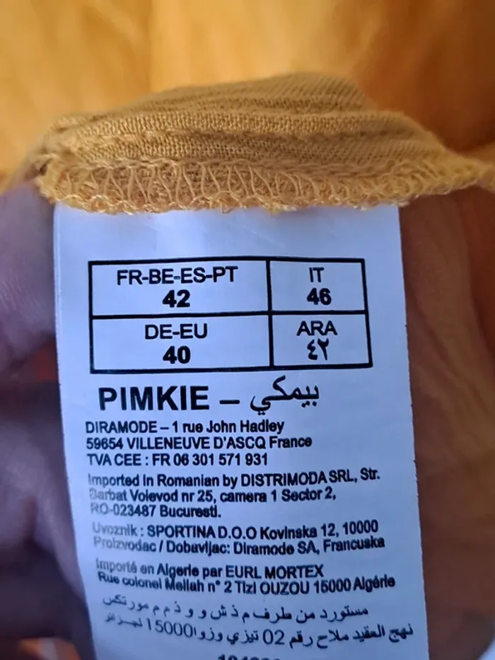 Blouse moutarde Pimkie Taille 42 - photo numéro 8