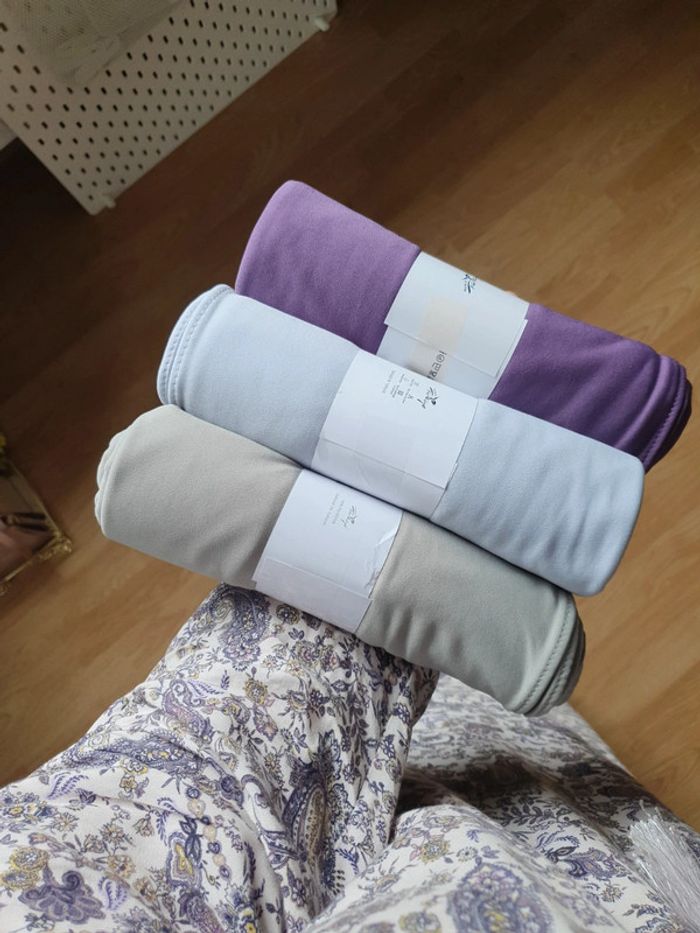 Lot de 3 voiles/hijab en jersey premium luxe - photo numéro 4