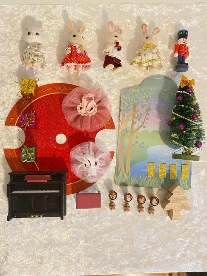 Théâtre sylvanian noël danseuses - photo numéro 3