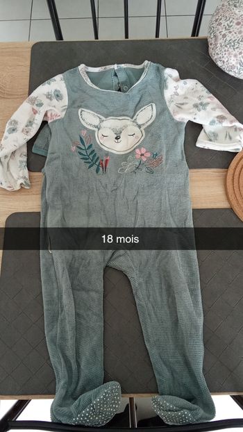 Pijama 18 mois 