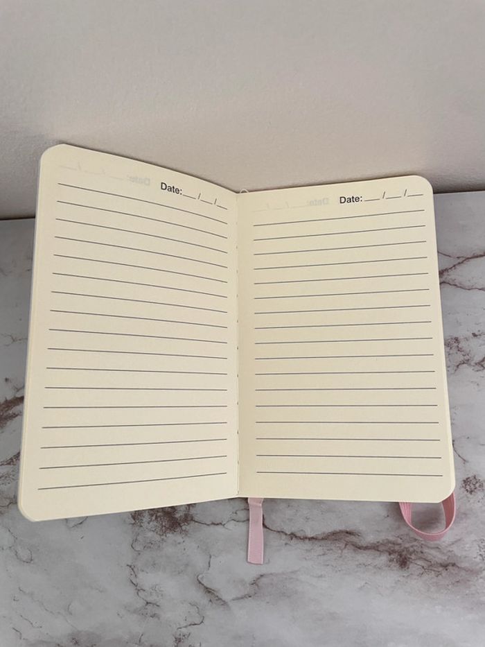 Lot de 3 carnets colorés à lignes avec inscription Neuf - photo numéro 4