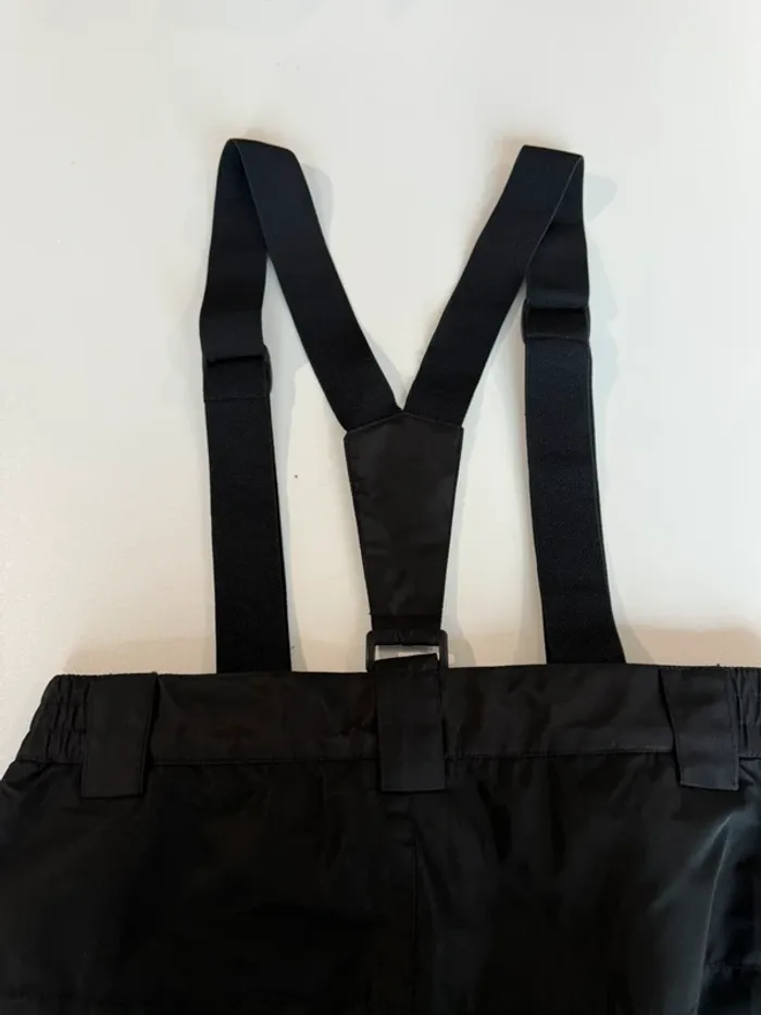 Pantalon de ski noir avec bretelles - photo numéro 5