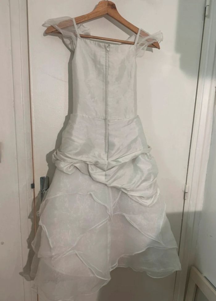 Robe cortège mariage écru Pronuptia 4/6 ans - photo numéro 5