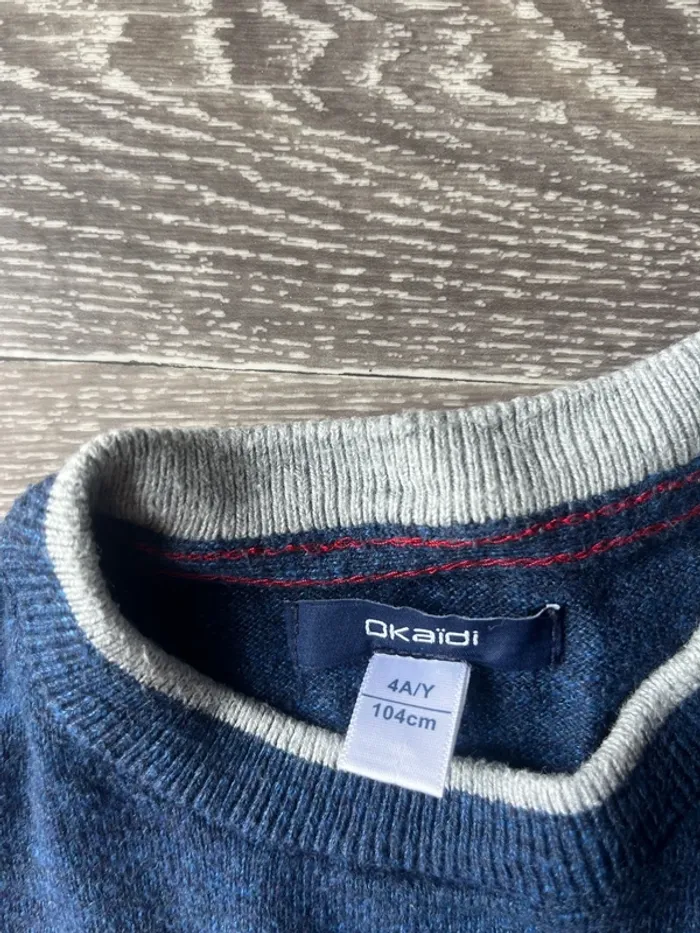 Pull okaidi 4 ans neuf - photo numéro 2