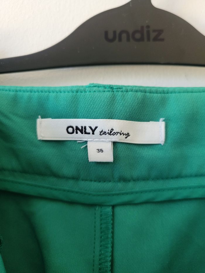 Pantalon vert Only style costume – Taille S, coupe droite élégante - photo numéro 3