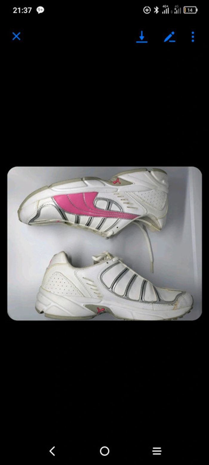 Baskets Puma en excellent état portées très peu pointure 38 - photo numéro 3