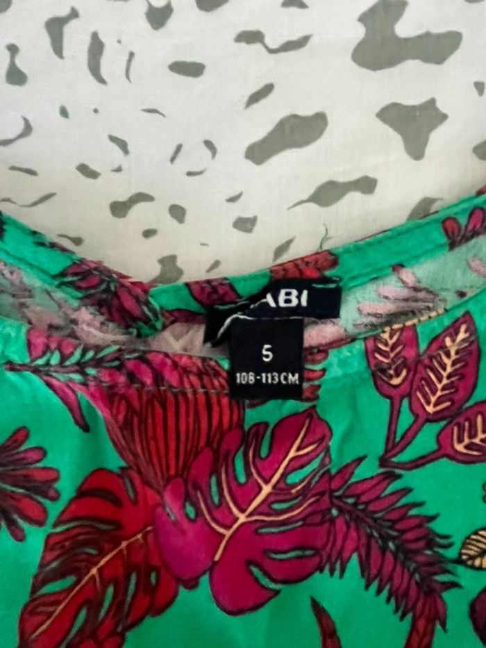 Robe Fleuris Verte Kiabi - photo numéro 3