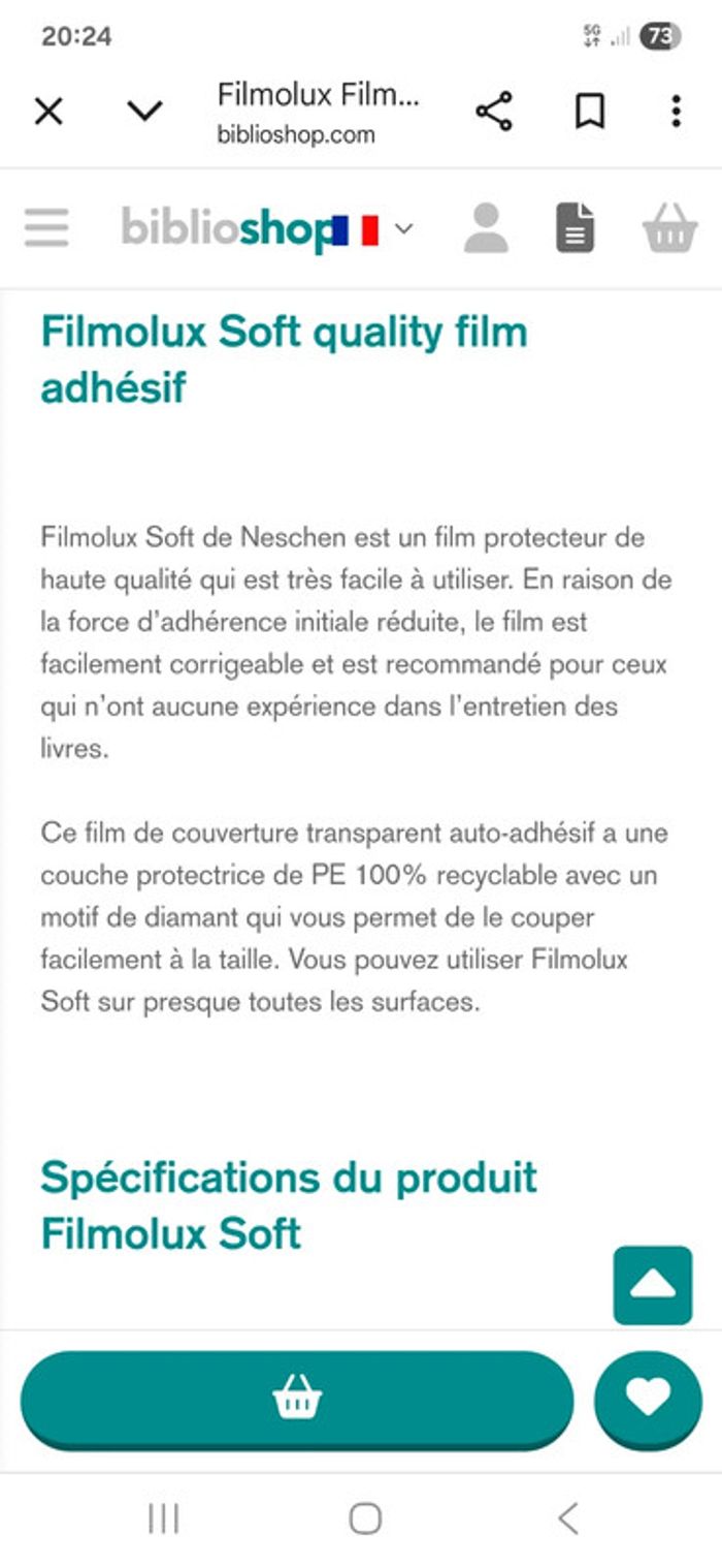 Protège livres adhesif - photo numéro 5