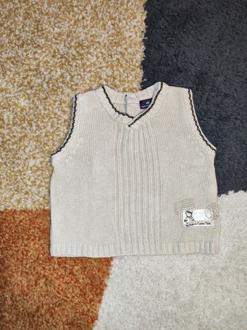 Pull sans manche 12 mois