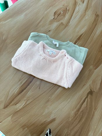 Lot 2 pull 3 mois hiver