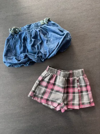 Lot jupe + short