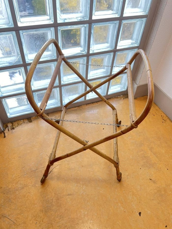 Berceau en rotin ancien - photo numéro 6