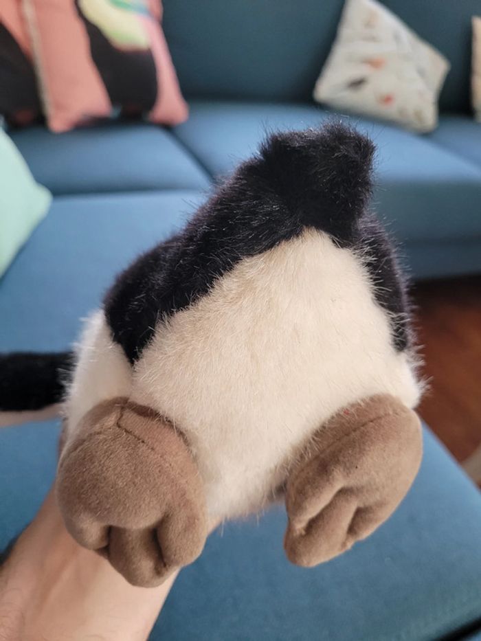 RARE Peluche Steiff Gorfou Doré Manchot Macaroni Antarctique collection 28cm Made in Germany - photo numéro 5