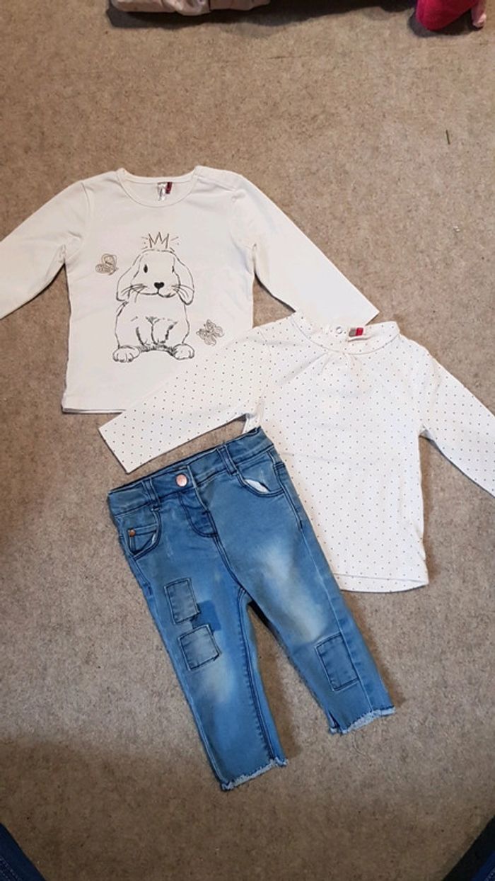 Ensemble 3 pièces orchestra fille 9mois