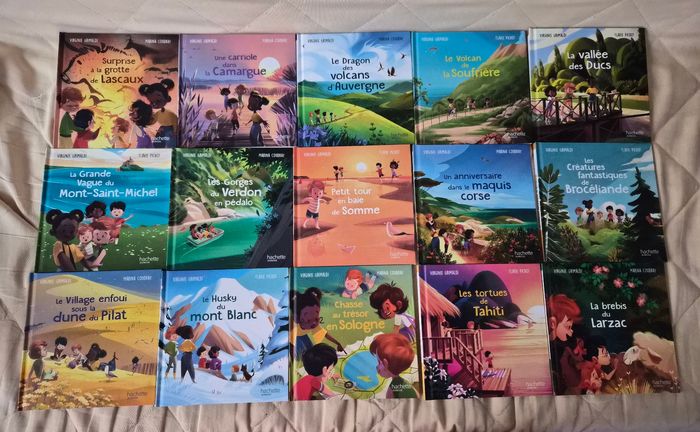 Lot 15 livres "les merveilles de France"