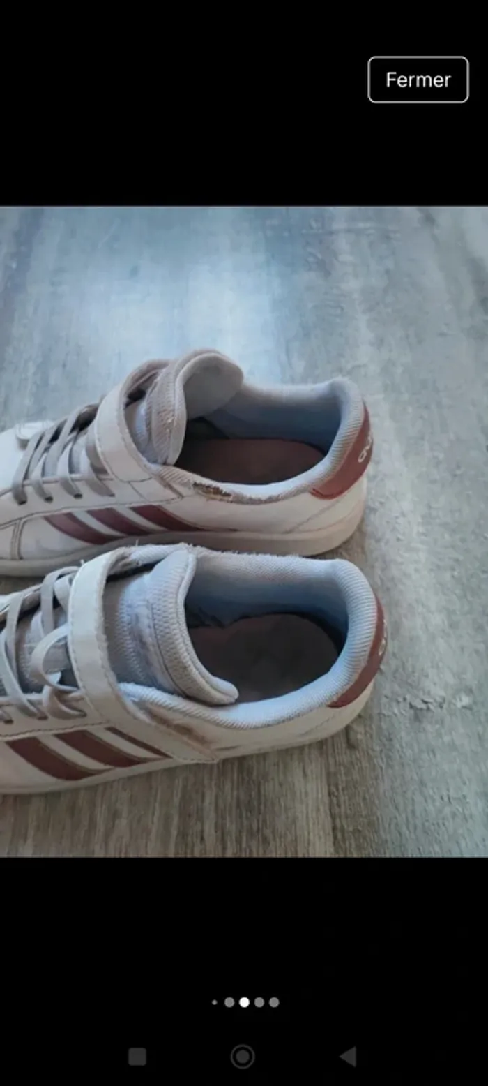 Basket adidas enfant fille taille 34 - photo numéro 4