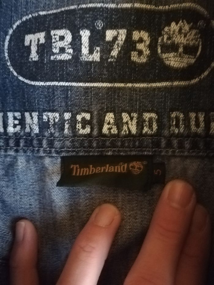 Veste en jean timberland