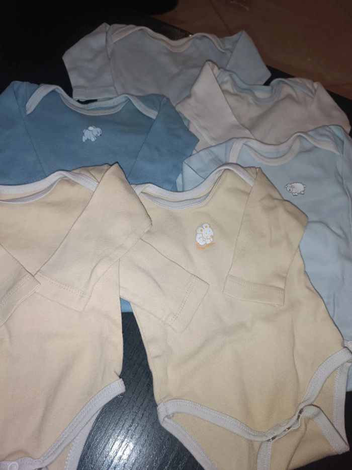 Lot de 6 bodies carrefour 3 mois - photo numéro 5