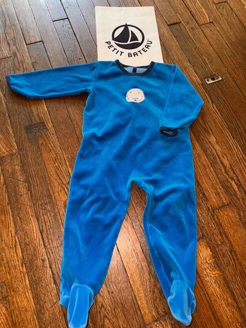 Pyjama velour petit bateau  24 mois