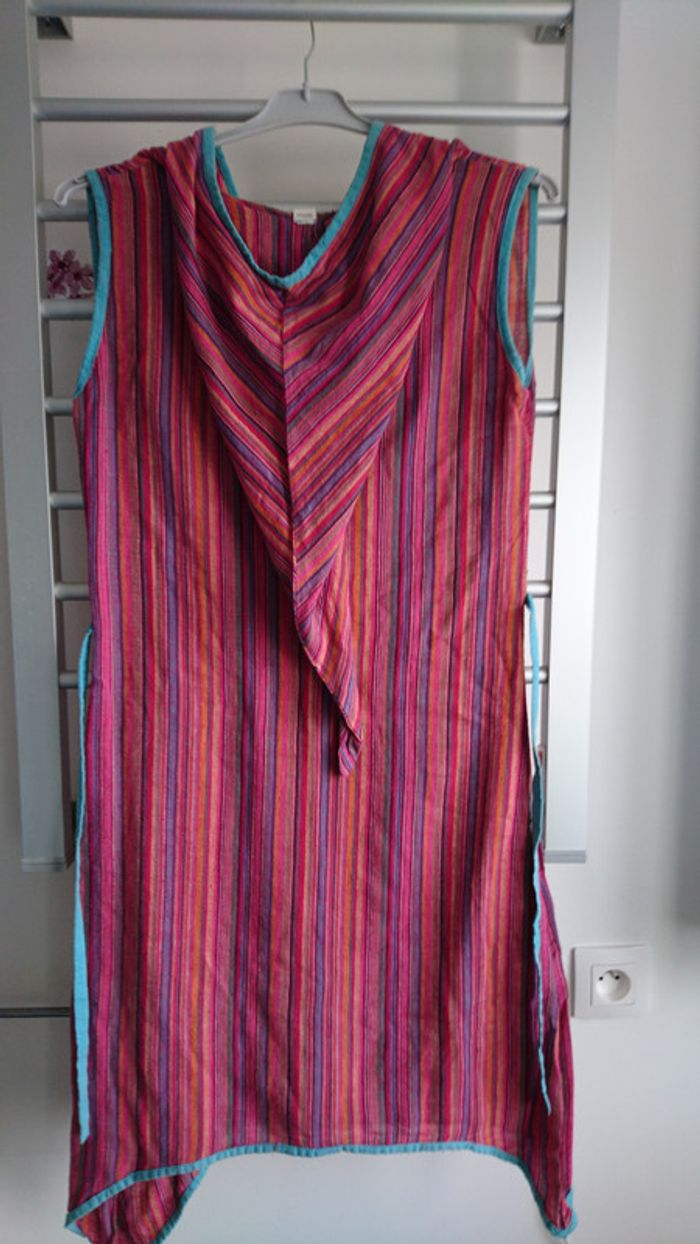 lot de 3 tuniques etniques baba cool hippie multicolores en 38/40 - photo numéro 2
